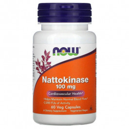   Now Наттокиназа Nattokinase 100 мг 60 капсул (03140)