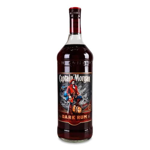 Captain Morgan Ром  Dark, 1 л (0250014100467) - зображення 1