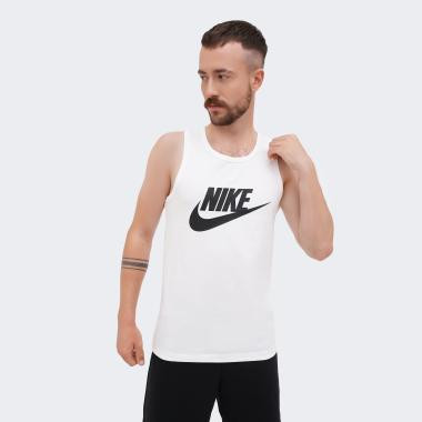 Nike Біла чоловіча майка  M Nsw Tank Icon Futura AR4991-101 - зображення 1