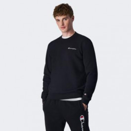   Champion Чорна чоловіча кофта  crewneck sweatshirt cha219209-NBK