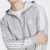 Adidas Сіра чоловіча кофта  M 3S FL FZ HD IJ6479 - зображення 5