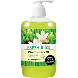   Fresh Juice Крем-гель для душа  Lemongrass & Vanilla 750 мл (4823015936135)