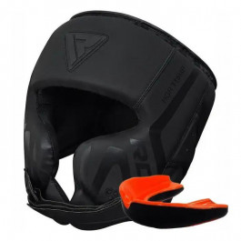   RDX Боксерський шолом T15 Noir Cheek Protector, L Matte Black (HGR-T15MB-L)