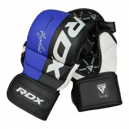   RDX Рукавички для MMA T6 Plus Rex, M Blue (GGR-T6U-M+)