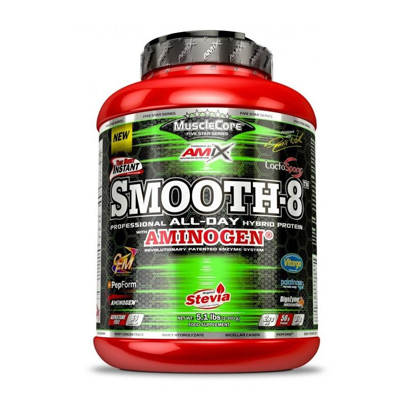 Amix Smooth-8 2300 g /69 servings/ Strawberry-yogurt - зображення 1