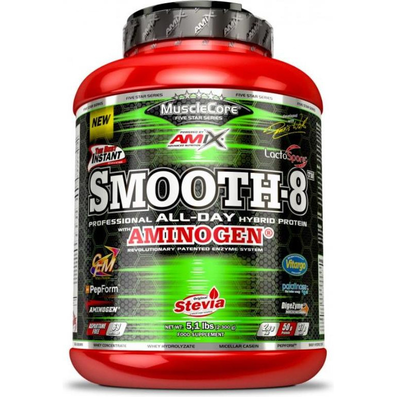 Amix Smooth-8 2300 g /69 servings/ Vanilla Milk - зображення 1