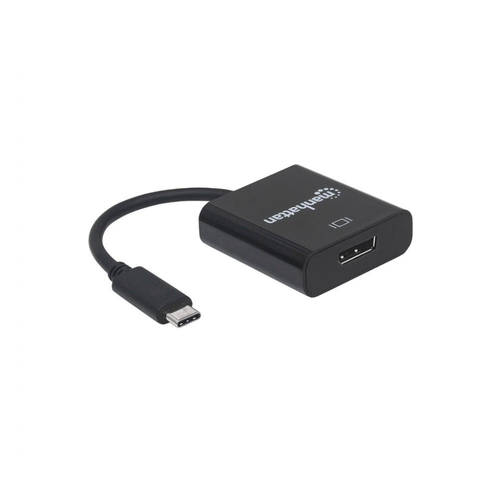 Manhattan USB-C - DisplayPort Black (152020) - зображення 1