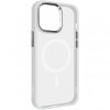 ArmorStandart Unit MagSafe Apple iPhone 12 Pro Max Matte Clear Silver (ARM70443) - зображення 1