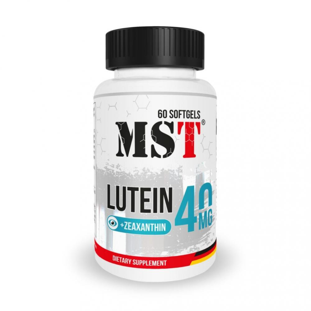 MST Nutrition Lutein 40 mg, 60 капсул - зображення 1