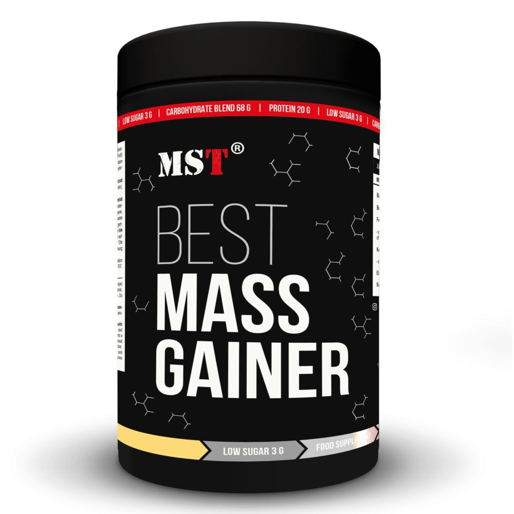 MST Nutrition Best Mass Gainer 1000 g /10 servings/ Banana - зображення 1