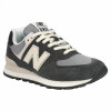 New Balance Кросівки  574 Lace Up Sneakers Black WL574PA 40.5 - зображення 3