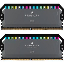   Corsair 32 GB (2x16GB) DDR5 6000 MHz Dominator Platinum RGB AMD EXPO (CMT32GX5M2D6000Z36)