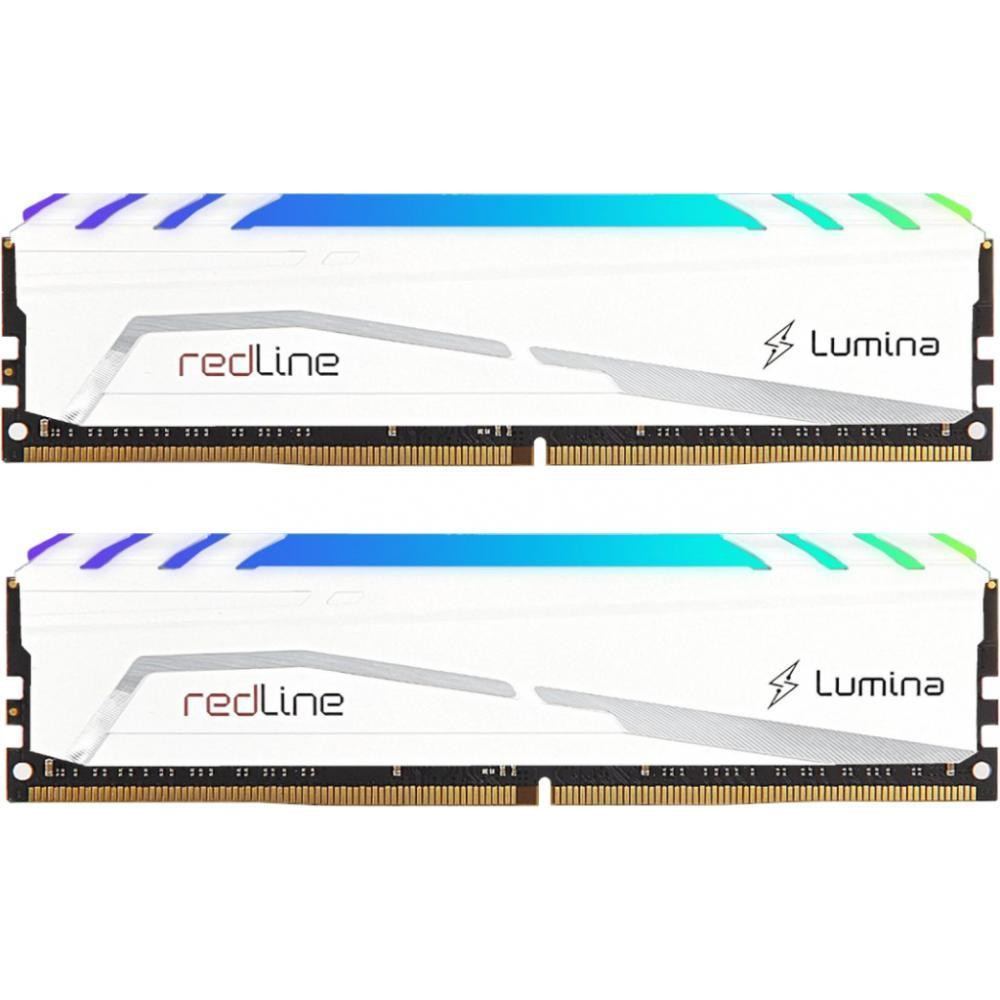 Mushkin 64 GB (2x32GB) DDR5 6400 MHz Redline Lumina RGB White (MLB5C640BGGP32GX2) - зображення 1