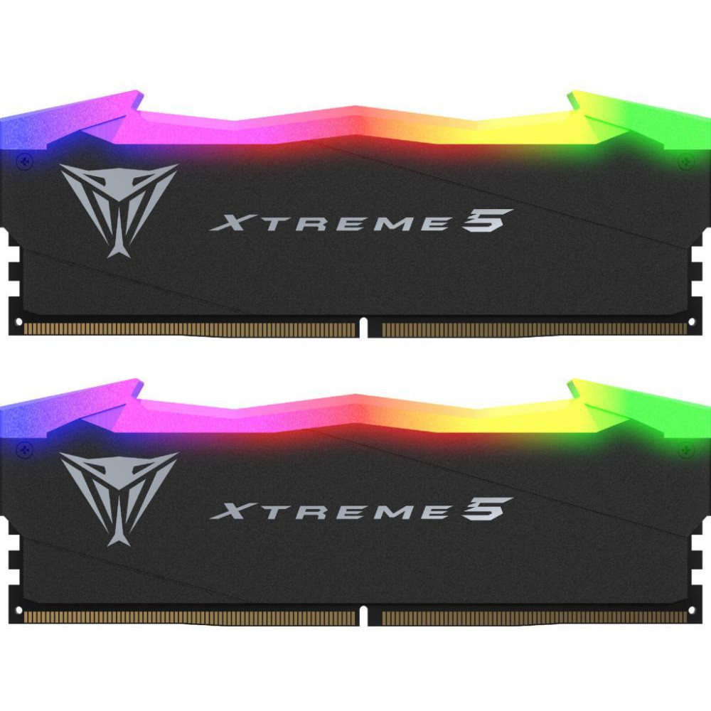 PATRIOT 32 GB (2x16GB) DDR5 7800 MHz Xtreme 5 RGB (PVXR532G78C38K) - зображення 1