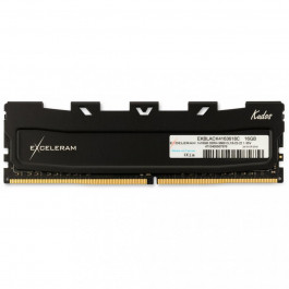   Exceleram 16 GB DDR4 3600 MHz Black Kudos (EKBLACK4163618C)