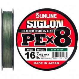   Sunline Siglon PE X8 / Dark Green / #1.5 / 0.209mm 300m 11.0kg