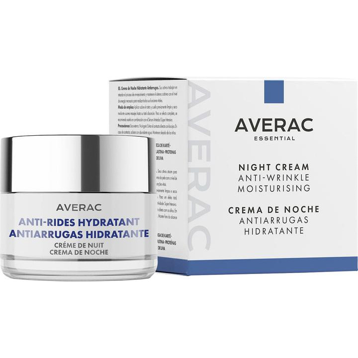 Averac Ночной увлажняющий крем Аverac Essential Night Cream Против морщин 50 мл (8437018454136) - зображення 1