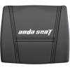 Anda Seat Подушка под спину кресла  Kiaser 2 Black XL (AC-AD12XL-07-B-PV-LPXL) - зображення 1