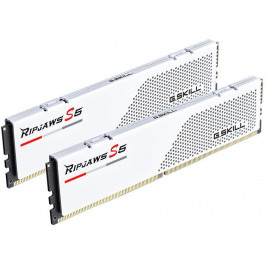   G.Skill 64 GB (2x32GB) DDR5 5600 MHz Ripjaws S5 White (F5-5600J4645A32GX2-RS5W)