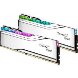   G.Skill 48 GB (2x24GB) DDR5 7200 MHz Trident Z5 Royal Silver (F5-7200J3646F24GX2-TR5S)