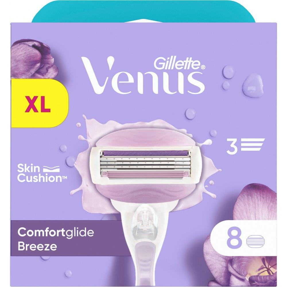 Venus Змінні касети для гоління  Comfort Glide Breeze 8 шт. - зображення 1