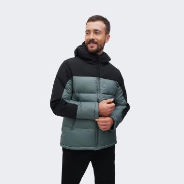 Champion Зелена чоловіча куртка  hooded jacket cha219190-BLG/NBK - зображення 1