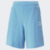 PUMA Блакитні жіночі шорти  CLASSICS High Waist Shorts 538100/93 - зображення 6