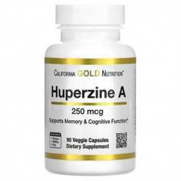   California Gold Nutrition Huperzine A 250 mcg 90 капсул