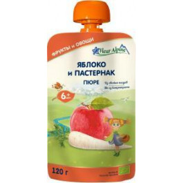   Fleur Alpine Пюре Organic Яблоко-пастернак 120 г