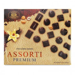   Бисквит-Шоколад Цукерки  Assorti Premium шоколадні, 200 г (4820112368401)