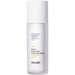   Hillary Сонцезахисна сироватка  Sunscreen moisturier serum Vitamin C SPF30 Зволожуюча з вітаміном з 30 мл. (