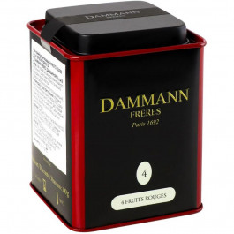   Dammann Чай чорний  Freres The 4 Fruits Rouges 100 г (3259920067496)