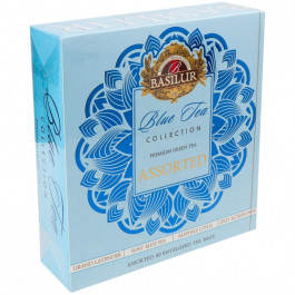   Basilur Чай зелений  Blue Tea Collection асорті 40 шт. х 1.5 г (955274) (4792252948426)