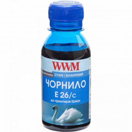   WWM Чернила для Epson Expression Premium XP-600/XP-605/XP-700 100г Cyan Водорастворимые (E26/C-2)