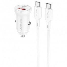   Borofone BZ18A + USB Type-C to Type-C White (BZ18ACCW)