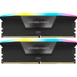   Corsair 32 GB (2x16GB) DDR5 6000 MHz Vengeance RGB (CMH32GX5M2B6000C40)