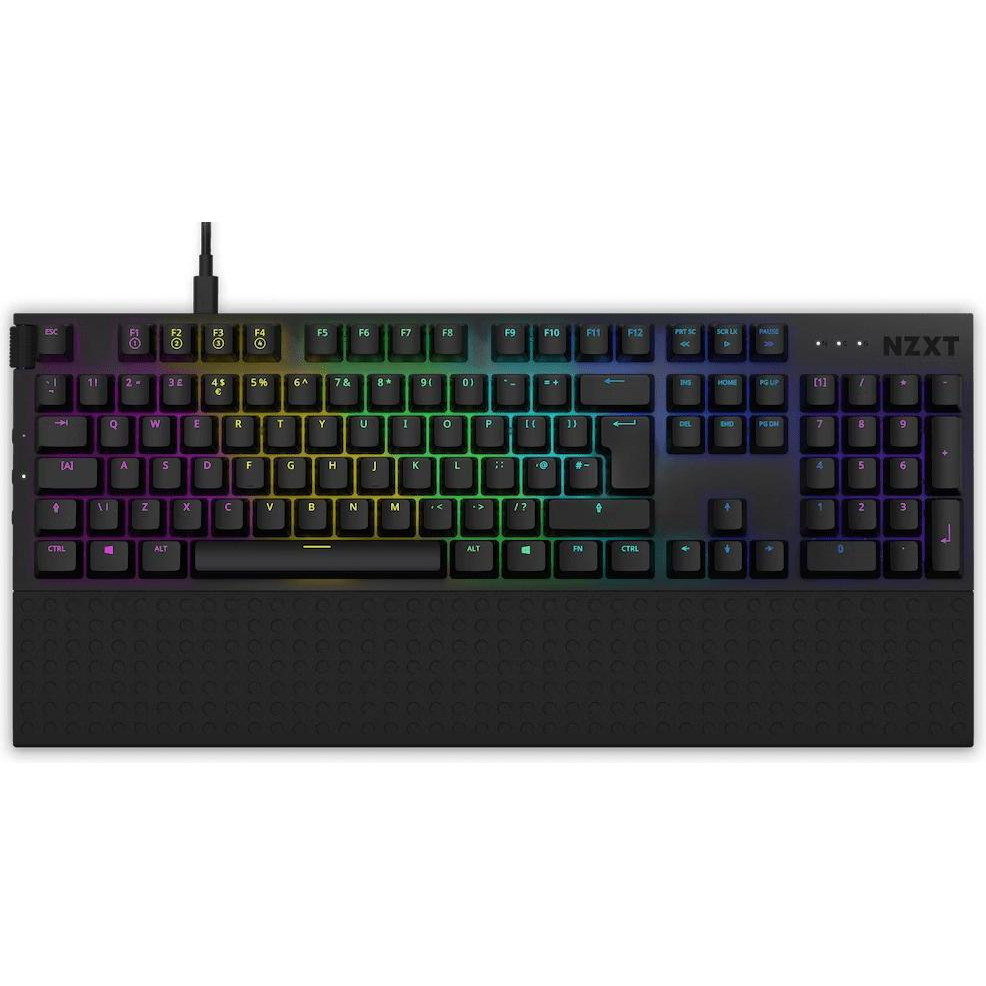 NZXT Full Size Gateron Red Switches UK EN Layout Black (KB-1FSUK-BR) - зображення 1