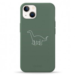   Pump Silicone Minimalistic Case for iPhone 13 Dino Green (PMSLMN13-1/2582)