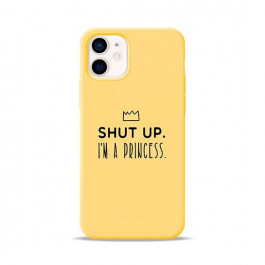   Pump Silicone Minimalistic Case for iPhone 12 mini I'm a Princess (PMSLMN12(5.4)-13/2)