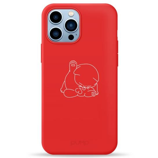 Pump Silicone Minimalistic Case for iPhone 13 Pro Max Cat Balls (PMSLMN13PROMAX-1/308) - зображення 1