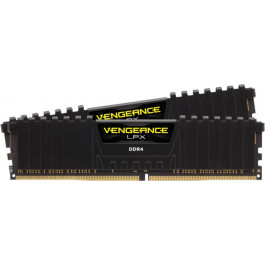   Corsair 64 GB (2x32GB) DDR4 3600 MHz Vengeance LPX Black (CMK64GX4M2D3600C18)