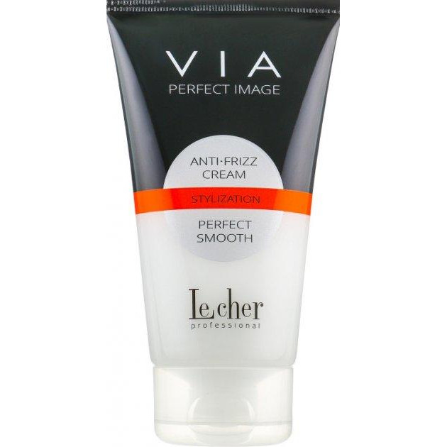 LeCher Розгладжувальний крем для укладання волосся Le Сher Via Perfect Image Anti-frizz Cream 150 мл (59082 - зображення 1