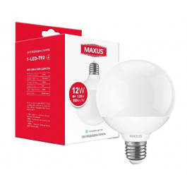   MAXUS LED G95 12W 4100K 220V E27 (1-LED-792)