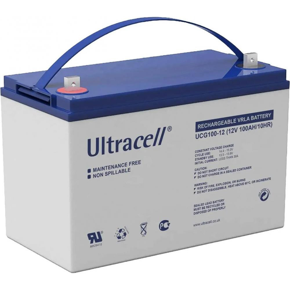 Ultracell UCG100-12 GEL 12V 100 Ah - зображення 1