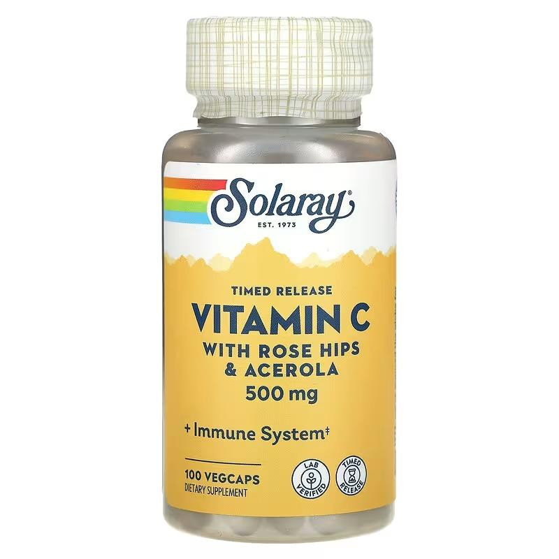 Solaray Vitamin C 500 mg Вітамін С 100 капсул - зображення 1