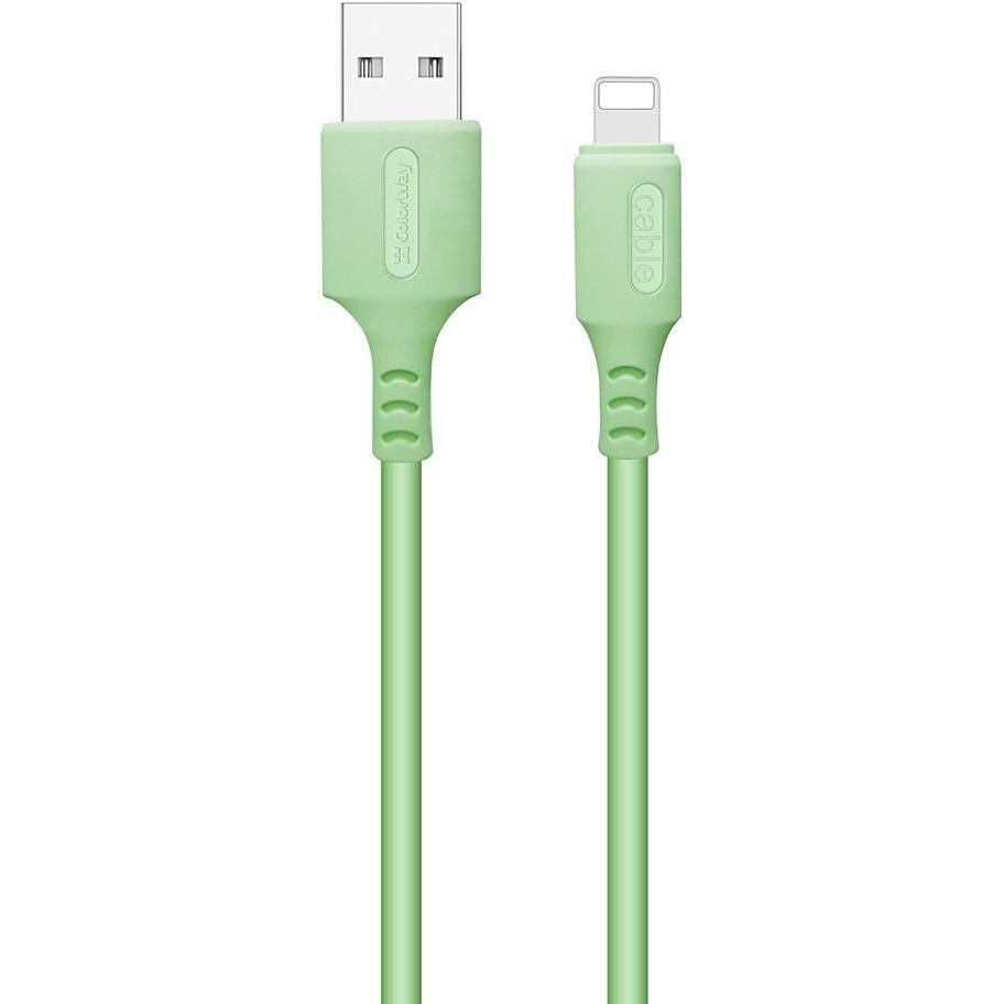 ColorWay USB - Lightning 1m Green (CW-CBUL042-GR) - зображення 1