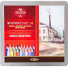 Koh-i-noor Карандаши цветные акварельные Mondeluz, метал.коробка, 24 шт. (3724) - зображення 2