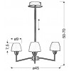 Candellux Люстра  TOGO 3х40 G9 (33-10639) - зображення 3