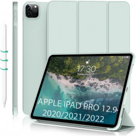   BeCover Чохол-книжка Tri Fold Soft TPU Silicone  для Apple iPad Pro 12.9 2020/2021/2022 Light Green (711738)