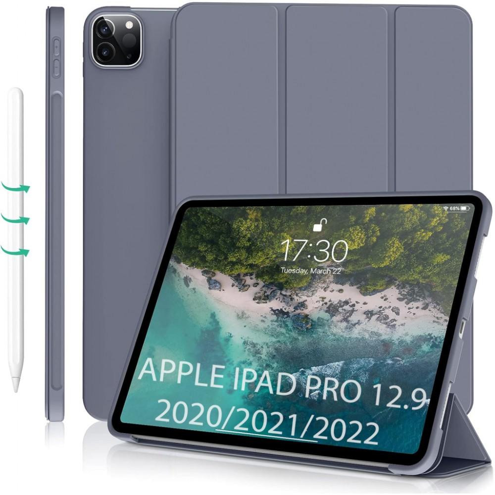 BeCover Чохол-книжка Tri Fold Soft TPU Silicone  для Apple iPad Pro 12.9 2020/2021/2022 Purple (711739) - зображення 1